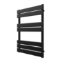 Black Towel Radiator 800 x 600mm - Tundra