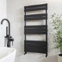 Black Towel Radiator 1200 x 600mm - Tundra