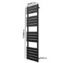 Black Towel Radiator 1600 x 600mm - Tundra