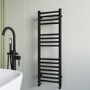 Black Towel Radiator 1200 x 400mm - Sahara