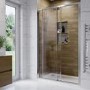 Chrome 6mm Glass Sliding Shower Door 1200mm -Carina