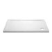 1000x800mm White Stone Resin Rectangular  Shower Tray - Pearl