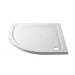 800x800mm White Stone Resin Quadrant Shower Tray - Pearl