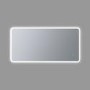 Rectangular Heated Bathroom Mirror with Lights 1200 x 600m -Ariel