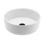 Round Chevron Countertop Basin 360mm - Sonoma 