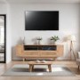 Cane Mango Wood 2 Drawers TV Cabinet - Valencia 