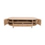 Cane Mango Wood 2 Drawers TV Cabinet - Valencia 