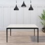 ONLY OPENED - White Marble Extendable Dining Table - Seats 6 - Camilla