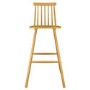 Oak Wooden Bar Stool with Spindle Back - 75cm - Cami