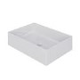 White Rectangular Countertop Basin 450mm - Corey