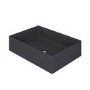 Matt Black Rectangular Countertop Basin 450mm - Corey