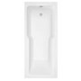 Single Ended Wide End Shower Bath 1700 x 750mm - Cotswold