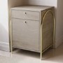 Light Oak Office Cupboard and Drawers - Chester