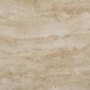 Square Beige Travertine Effect Side Table  - Demi