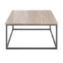 Square Beige Travertine Effect Coffee Table - Demi