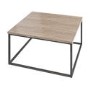 Square Beige Travertine Effect Coffee Table - Demi