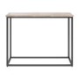 Travertine Effect Console Table - Demi