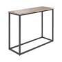 Travertine Effect Console Table - Demi