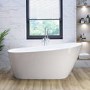 Freestanding Single Ended Slipper Bath 1525 x 740mm - Design