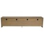 Large Oak TV Stand with Storage and Arch Detail - TV's up to 75" -  Ellie