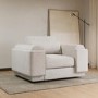 Cream Boucle Armchair - Elvi