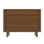 Dark Wood Mid Century Chest of 3 Drawers - Emile Sustainable Furniture