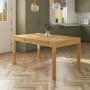 Rectangle Solid Wood Dining Table - Seats 6 - Emerson