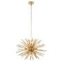 GRADE A2 - 9 Light Gold Sputnik Chandelier - Orta