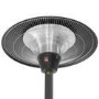 electriQ Mushroom Style Electric Infrared Patio Heater - Black