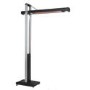 electriQ Freestanding Electric Patio Heater - 1.8kW with 5 Heat Settings Remote and Light