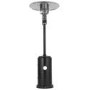 electriQ Mushroom Outdoor Gas Patio Heater - Black