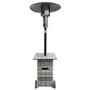 electriQ Mushroom Outdoor Gas Patio Heater - Grey Rattan