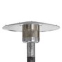 electriQ Mushroom Outdoor Gas Patio Heater - Grey Rattan