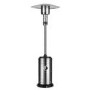 electriQ Mushroom Outdoor Gas Patio Heater - Silver