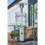 electriQ Mushroom Outdoor Gas Patio Heater - Silver