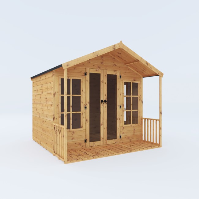 Mercia -  Premium Traditional Summerhouse with Veranda 8 x 8ft