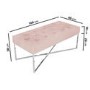 Pink Velvet End of Bed Bench - Esme