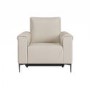 Beige Fabric Electric Recliner Armchair - Ezra