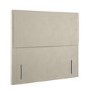 Beige Velvet Single Plain Headboard - Langston