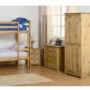 Solid Pine 2 Door Double Wardrobe - Panama - Seconique