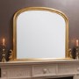 Gold Frame Overmantel Mirror 