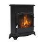 Be Modern Elstow Black Outset Electric Stove Fire