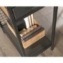 Black Metal L Shaped Desk with Storage - Teknik Office