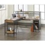 Black Metal L Shaped Desk with Storage - Teknik Office