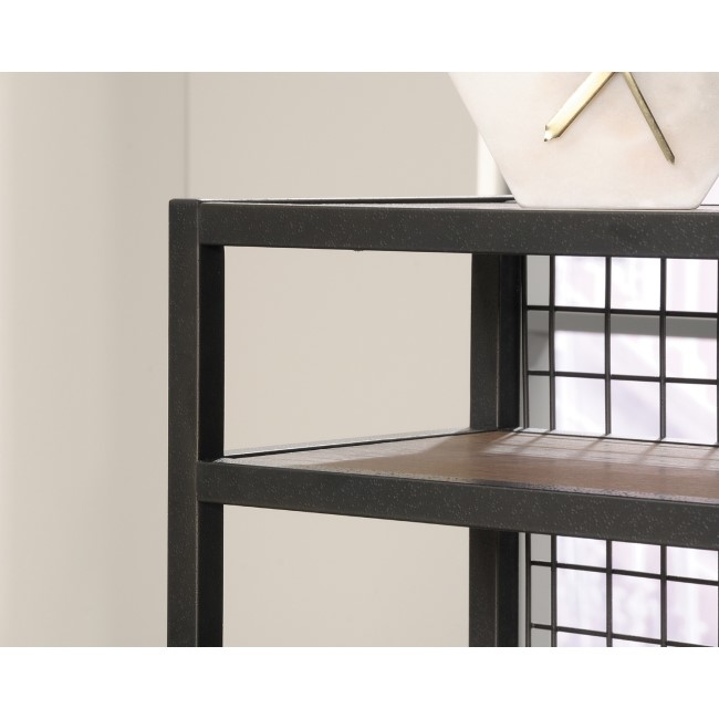 Black Metal L Shaped Desk with Storage - Teknik Office