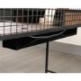 Black Metal L Shaped Desk with Storage - Teknik Office