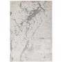 Large Silver Marble Effect Rug - 200x290 cm - Aurora