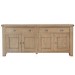 4 Door Sideboard Smoked Oak