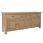 4 Door Sideboard Smoked Oak