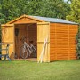 Shire Overlap Apex Garden Shed with Double Doors 12 x 6ft